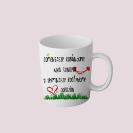 Taza roba sonrisa