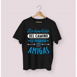 Camiseta camino divertido